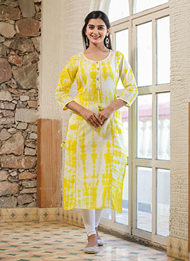 Turq Bundi Jacketlilac Kurta Ivory Churidar