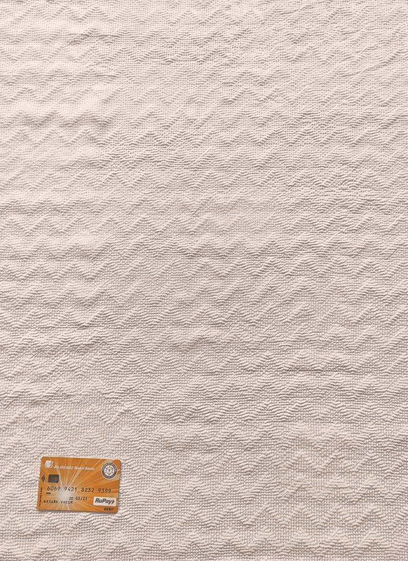 Yellow Embroidered Art Silk Fabric