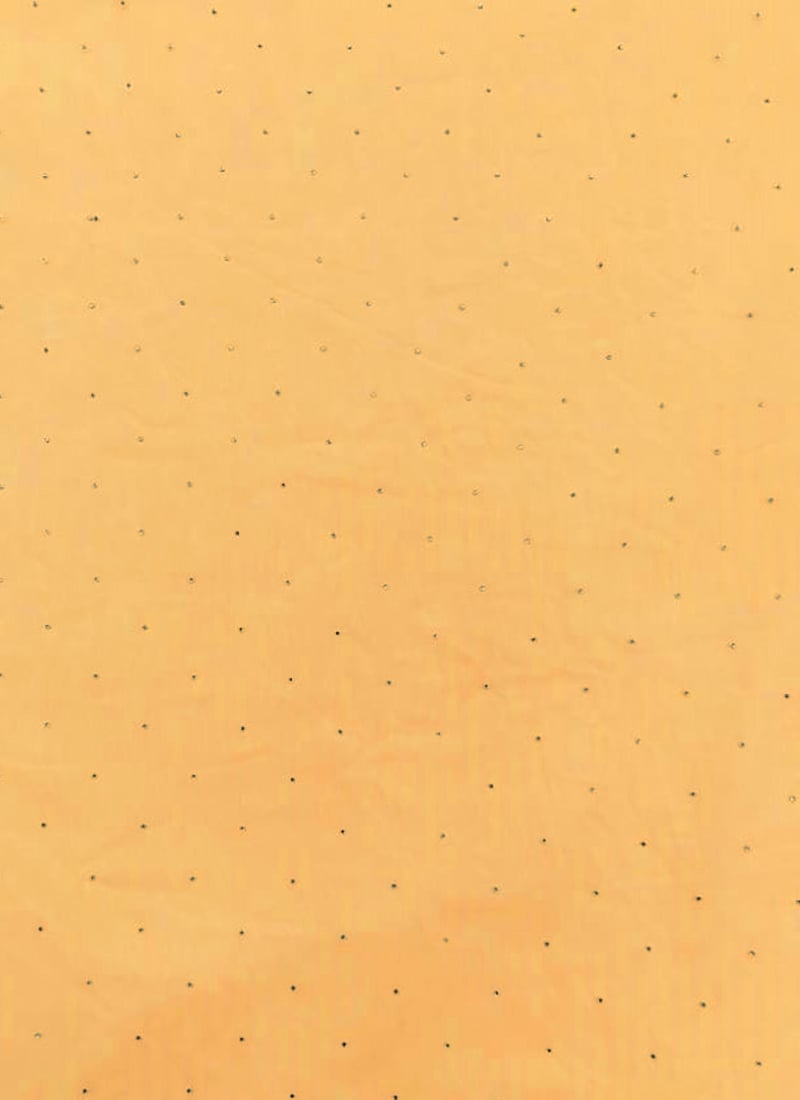 Yellow Net Stone Fabric