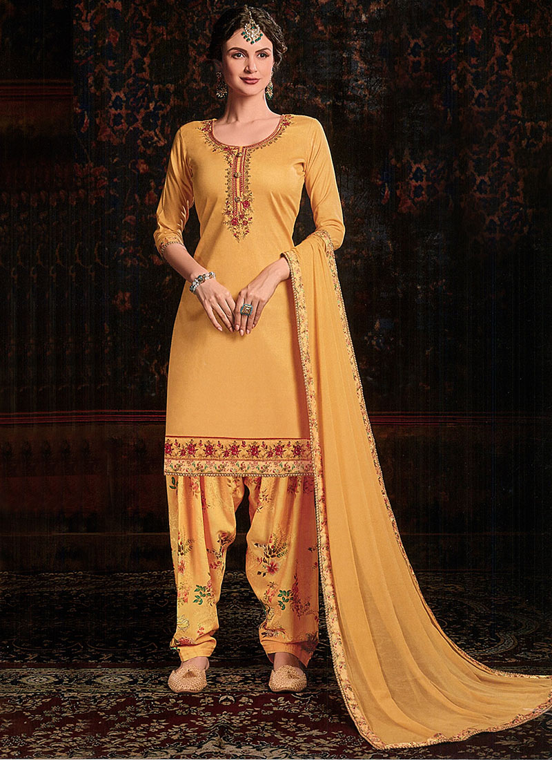 cotton frock suit online shopping