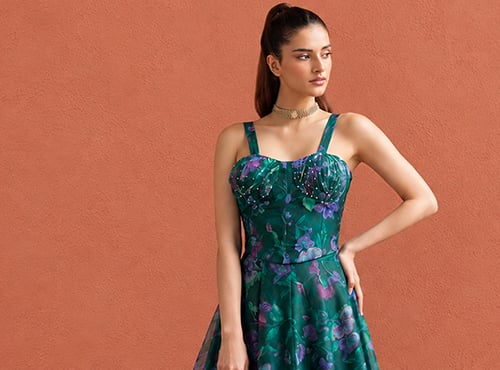 Cocktail party ethnic wear