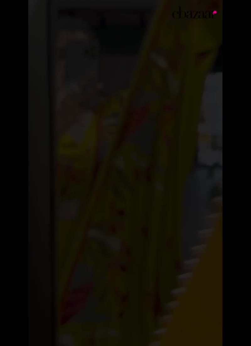 Floral Print Elegant Lehenga In Mustard Chanderi With Choli And Dupatta Festive Wear