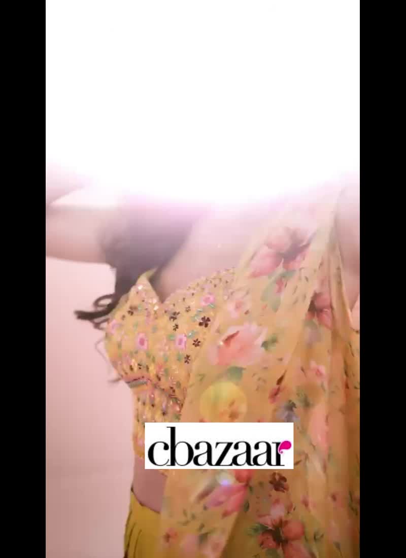 Occur Yellow Satin Blend Embroidered Indowestern Sets and Suits Party Wear